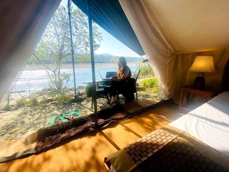 Lushy Days Boom Camp Hotel Tanakpur Екстериор снимка